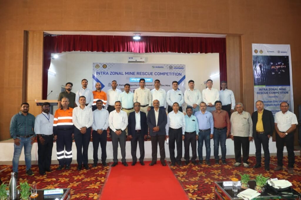 Hindustan Zinc Sets New Benchmark in Mine Safety Excellence at Intra-Zonal Rescue Competition 2025