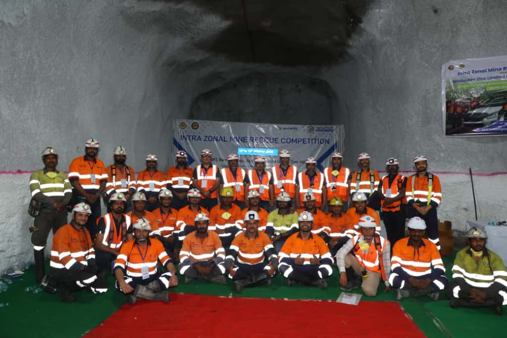 Hindustan Zinc Sets New Benchmark in Mine Safety Excellence at Intra-Zonal Rescue Competition 2025