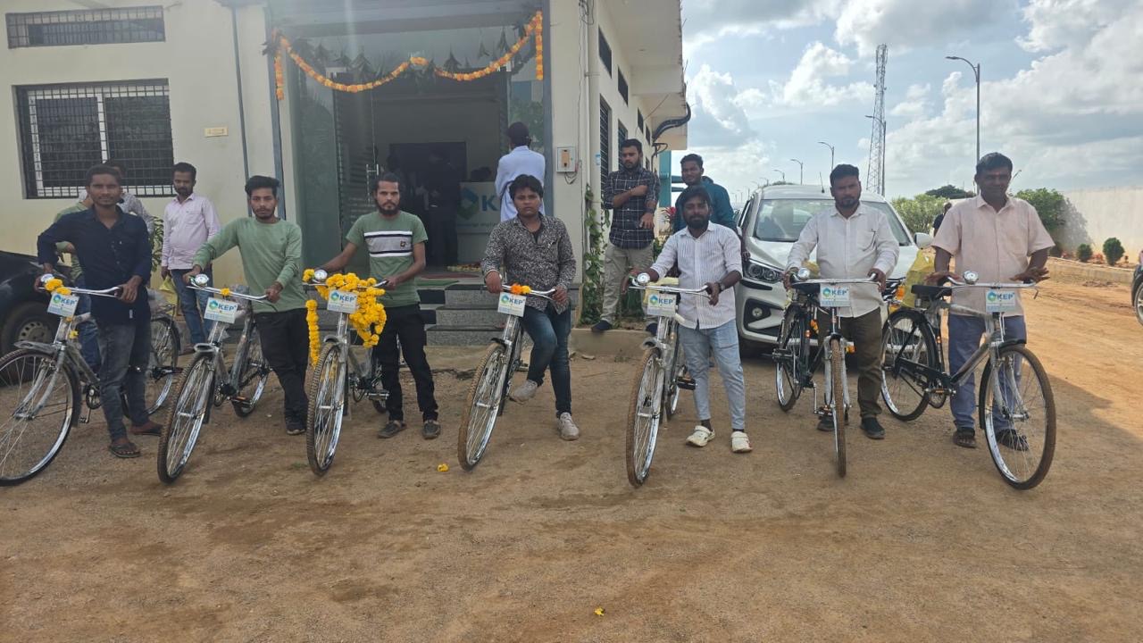KEP Engineering Distributes Bicycles Under CSR for Safer, Independent, and Sustainable Commutes 1 KEP Engineering Distributes Bicycles Under CSR for Safer, Independent, and Sustainable Commutes