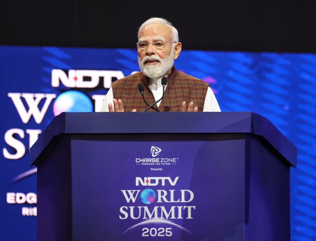 PM Modi at NDTV World Summit 2025: 12 Speech Highlights Every Business Leader Must Know 2 PM addressing at the NDTV World Summit-2025, in New Delhi on October 17, 2025.