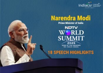 18 Highlights from PM Modi’s NDTV World Summit 2025 Speech Every CSR and Social Leader Must Know