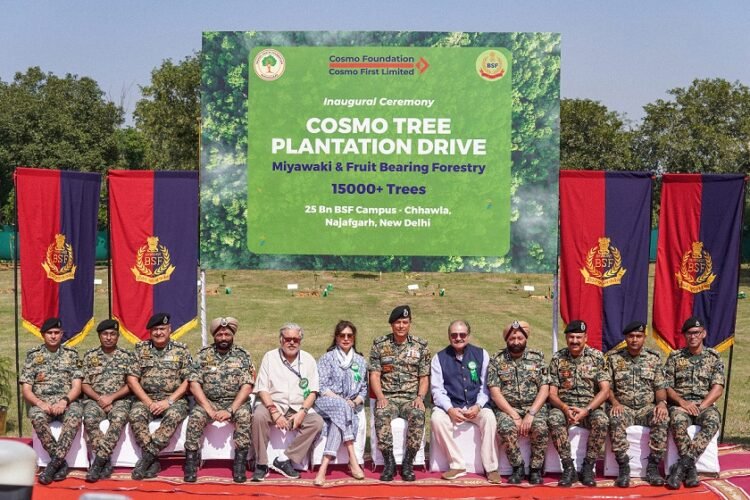 CSR: Cosmo Foundation Plants 15,000 Trees at BSF Campus