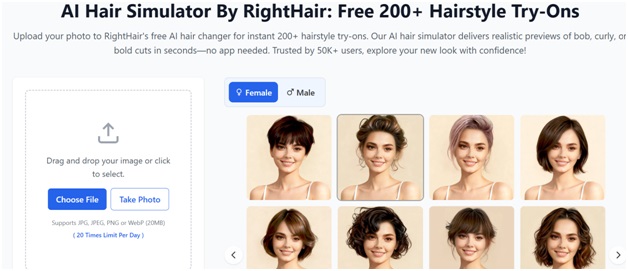 Reinvent Your Look with AI Hairstyle Changer and AI Facial Analysis: Smart Beauty at Your Fingertips 1 AI Hairstyle Changer and AI Facial Analysis
