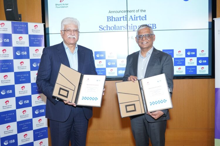 Bharti Airtel Foundation Institutes Multi-Year Scholarship for PGP YL Students at ISB