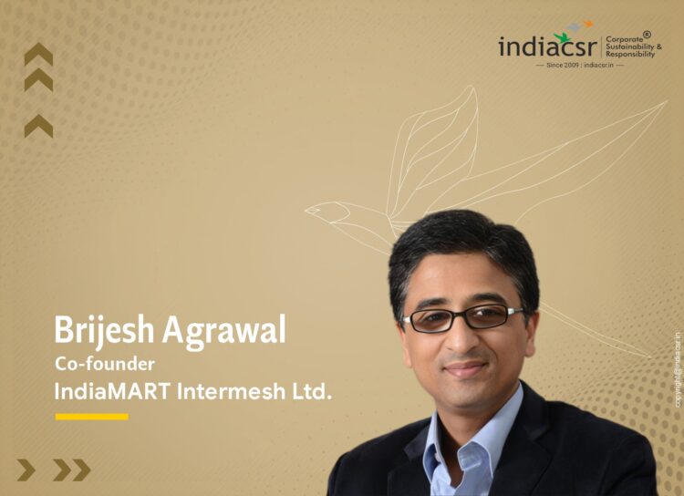 Driving Education and Skill Development Through CSR: An Interview with Brijesh Agarwal of IndiaMART 1 Brijesh Agarwal, Co-Founder of IndiaMART InterMESH Limited
