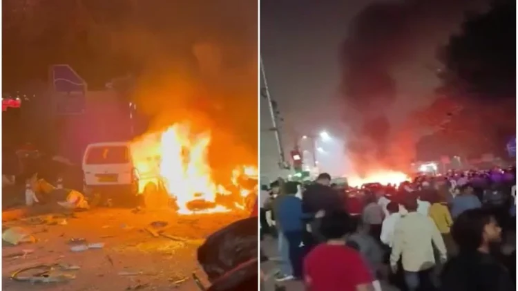 India: PM Modi Briefed as Car Blast Near Delhi’s Red Fort Kills Eight, Injures 24; NIA and NSG Rush to Site 1 Explosion in a car near Delhi's Red Fort