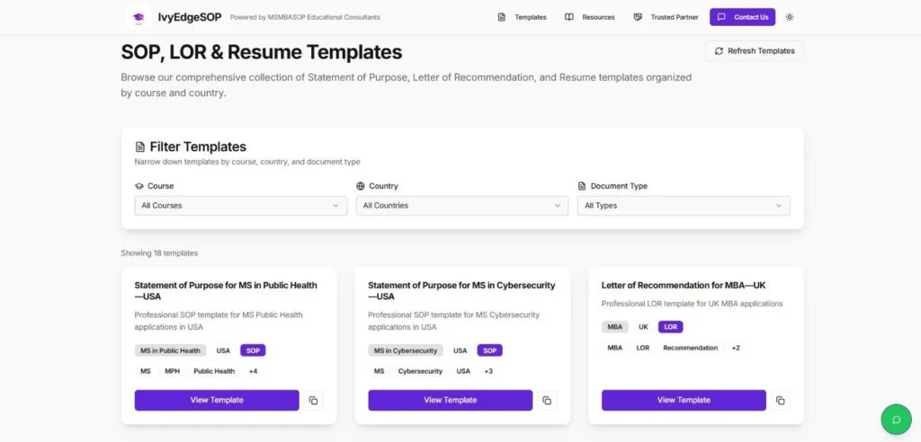 IvyEdgeSOP Revolutionizes SOP Writing for Indian Students with AI - Powered platform