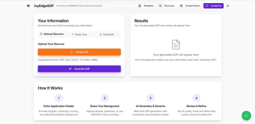 IvyEdgeSOP Revolutionizes SOP Writing for Indian Students with AI - Powered platform