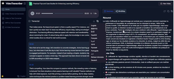 Video Transcriber AI