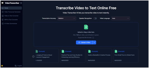 Video Transcriber AI