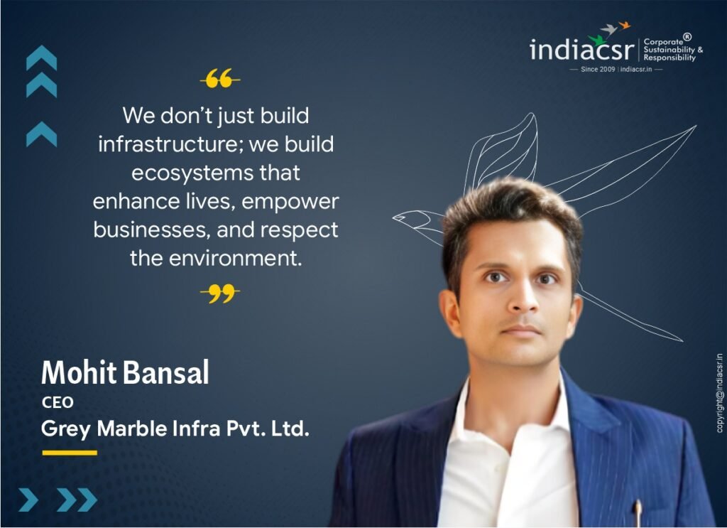 Mohit Bansal: Visionary Leader Transforming Infrastructure and Innovation 6 As Mohit Bansal says, “We don’t just build infrastructure; we build ecosystems that enhance lives, empower businesses, and respect the environment.” His story is not merely about constructing buildings—it is about constructing a better India.