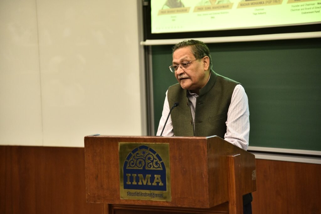 IIMA Endowment Fund Hosts AID Conference to Accelerate India’s Development Journey 4 Prof. Bharat Bhasker, Director, IIMA