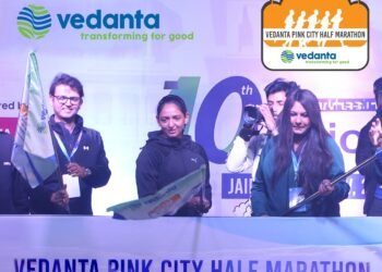 Vedanta Pink City Half Marathon Attracts 15,000 Participants for Zero Hunger