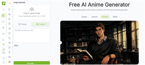 VisualGPT AI Anime Generator: Unlock Creative Potential with Anime-Style Illustrations 1 VisualGPT AI Anime Generator