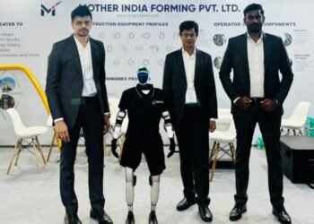 Mother India Forming Showcases Humanoid & Quadruped Robots at EXCON Bengaluru, Accelerating India’s Leap in Precision Cold-Roll Forming