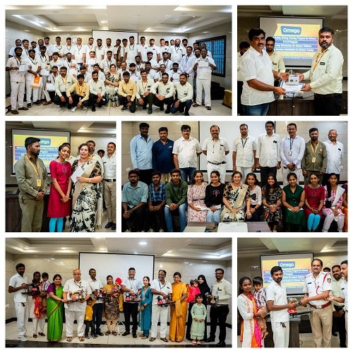 Omega Cabs: Free Training Workshop for Cab Drivers Scholarship Award for Drivers’ Children and Free Distribution of Sewing Machines to Selected Drivers’ Families by Omega 1 India CSR