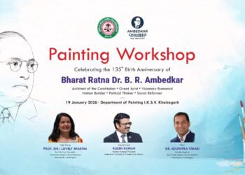 Art Workshop on Dr. B.R. Ambedkar at Indira Kala Sangeet Vishwavidyalaya on Jan 19