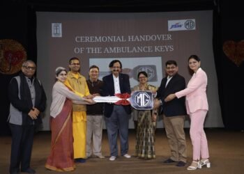 CSR: JSW MG Motor Hands Over MG Hector Ambulance to Chinmaya Mission 6 CSR: JSW MG Motor Hands Over MG Hector Ambulance to Chinmaya Mission