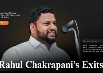 Rahul Chakrapani Steps Down from Royal Travancore Group as Leadership Transition Concludes