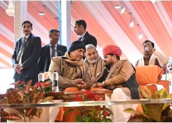 3rd Day of Ram Katha on 4th January Held in Ayodhya Under the Presence of Brij Bhushan Sharan Singh Ji with Focus on Youth Empowerment