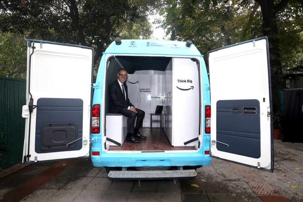 CSR: Jayant Chaudhary Flags Off Amazon AI Skills Vans for Students