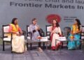 Photo: Ajaita Shah, Founder and CEO, Frontier Markets with Rinika Grover (Head Sustainability and CSR) , Apollo Tyres Ltd