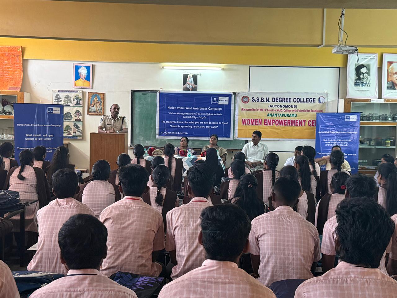 CSR: Bajaj Finance Hosts Cyber Fraud Awareness in Anantapur 1 CSR: Bajaj Finance Hosts Cyber Fraud Awareness in Anantapur