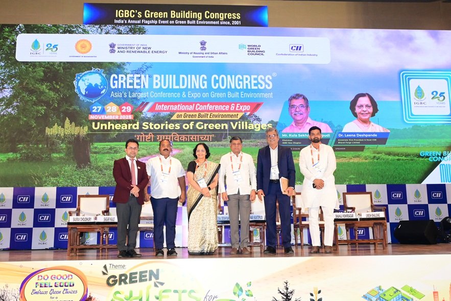 Bharat Forge Showcases a Decade CSR-Led Village Transformation at Green Building Congress in Goa