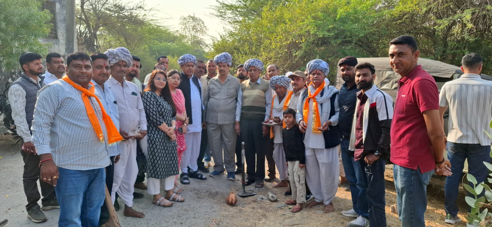 Hindustan Zinc’s CSR Initiatives Transforming Villages: MLA Pushkar Dangi 1 Debari Zinc Smelter Launches CC Road Construction at Govla Putiya