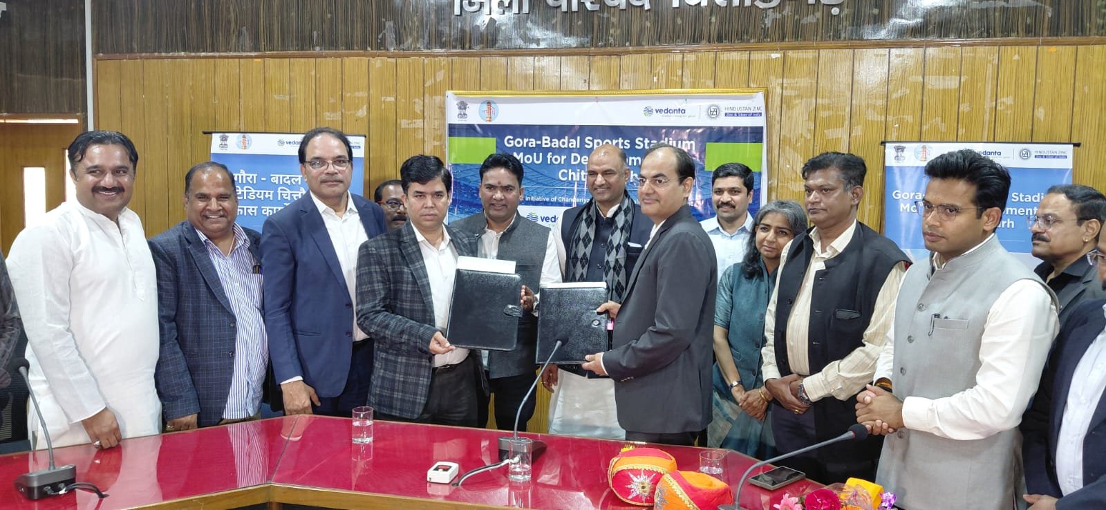 Hindustan Zinc Signs MoU for the Development of Gora Badal Sports Stadium in Chittorgarh, Rajasthan