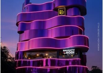 Hyderabad Gets a New Architectural Landmark as Purple Metallic Structure Opens in Khajaguda