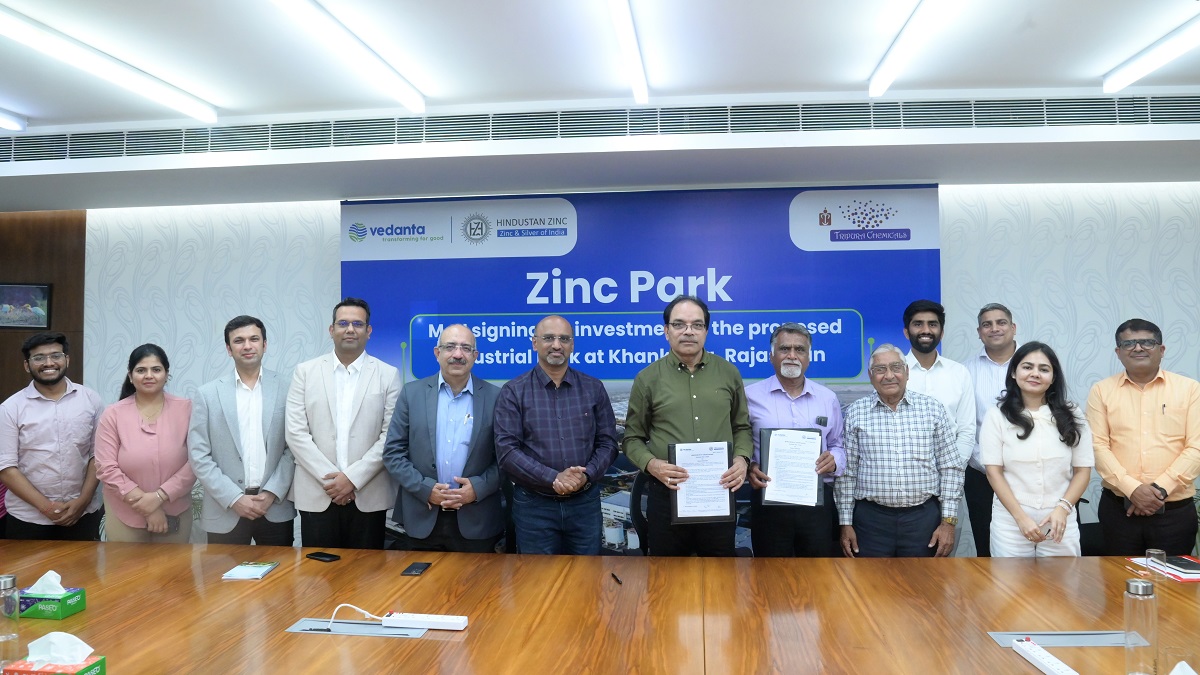 Hindustan Zinc Signs MoU with Tripura Group to Fast-Track Zinc Park 1 India CSR