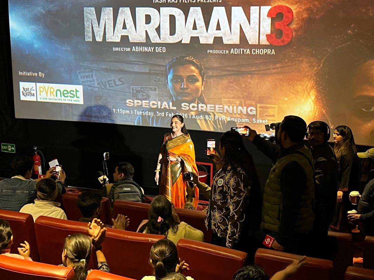 Mohan Singh Bammi Charitable Trust, Kat-Katha Host Mardaani 3 Screening for 100 Women from GB Road