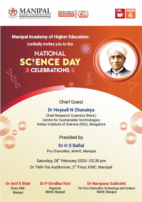 MAHE Marks Science Day 2026 with Innovation Focus 2 India CSR