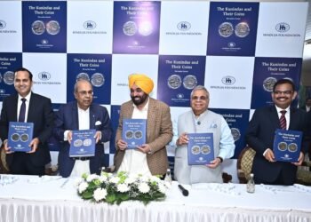 Punjab CM Bhagwant Mann Unveils Hinduja Foundation Kuninda Coin Book