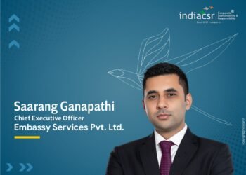Saarang Ganapathi, Chief Executive Officer Embassy Services Pvt. Ltd. india csr