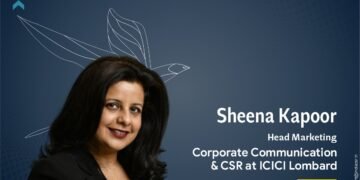 Sheena Kapoor, Head – Marketing, Corporate Communication & CSR at ICICI Lombard