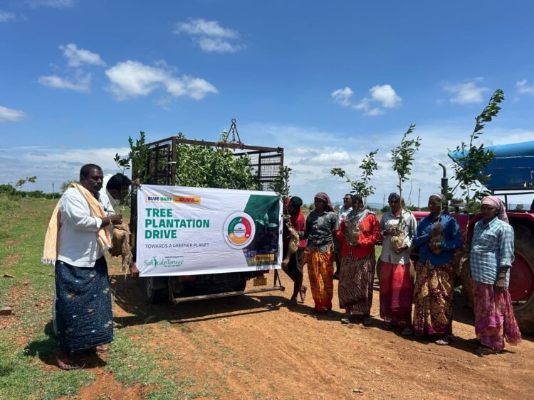 Sustainability Blue Dart Achieves Landmark Milestone of 1 Million Trees Planted Across India