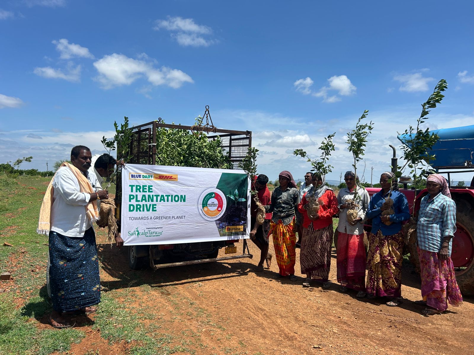 Sustainability Blue Dart Achieves Landmark Milestone of 1 Million Trees Planted Across India