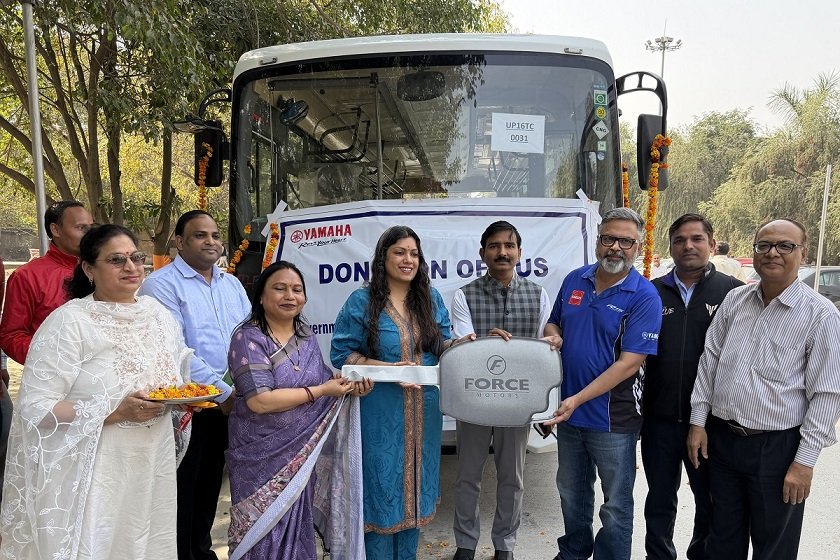 CSR: Yamaha Donates Bus to Government Girls Home Noida 3 CSR: Yamaha Donates Bus to Government Girls Home Noida