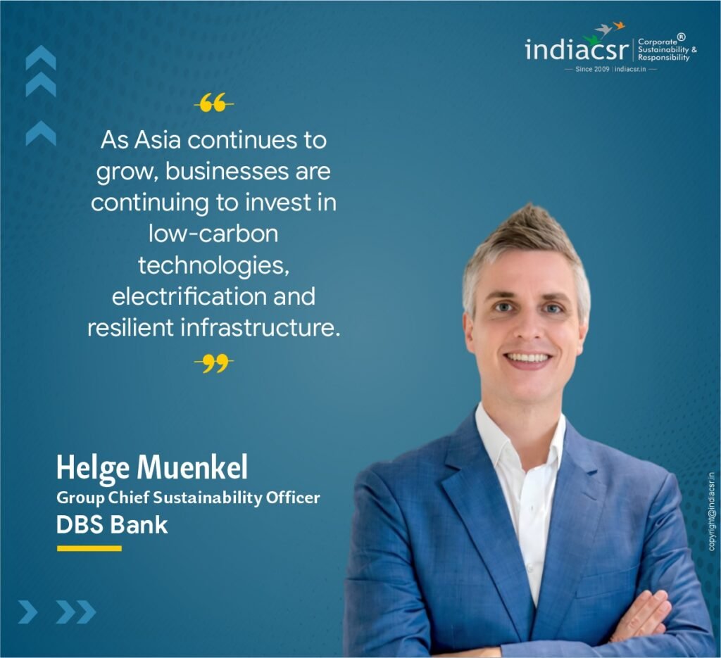Helge Muenkel, Group Chief Sustainability Officer, DBS Bank