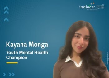 Kayana Monga, a student at Shiv Nadar School, Noida, Founder - Project Muskan