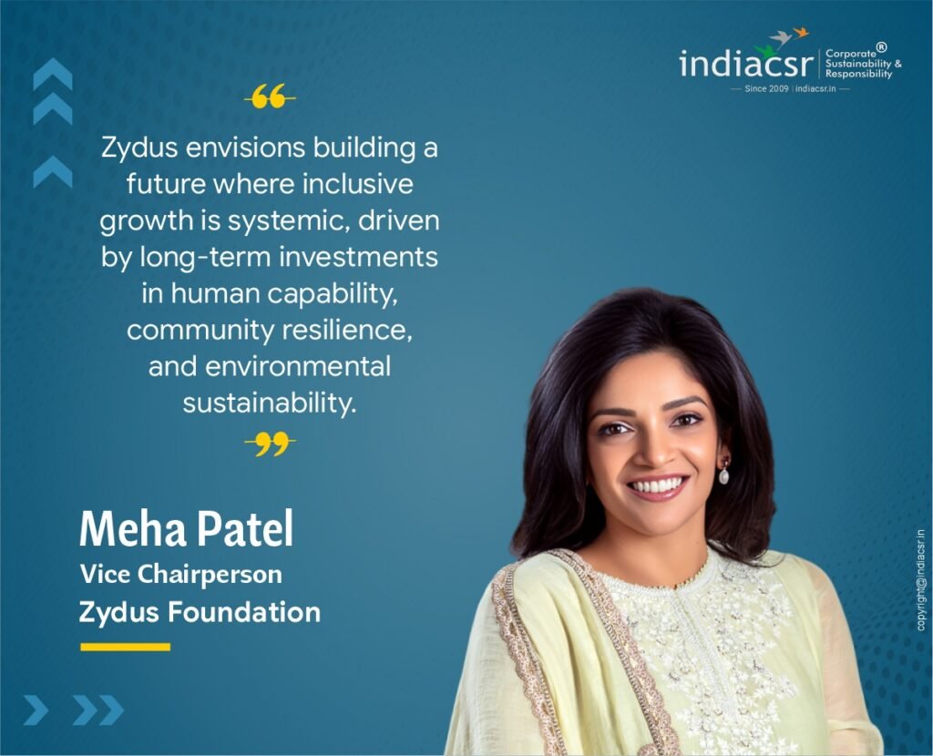 Meha Patel, Vice Chairperson of Zydus Foundation