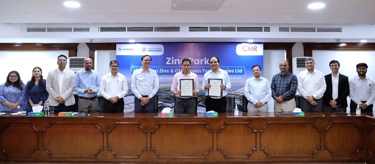 Hindustan Zinc, CMR to Build Zinc Alloy Facility in Rajasthan