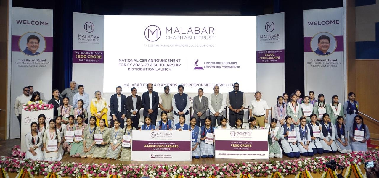 Malabar Gold & Diamonds to Spend ₹200 Crore on Girls’ Education Under CSR Initiative
