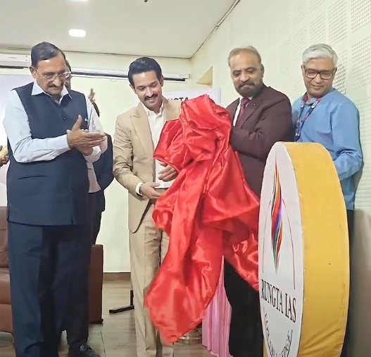 Vikrant Massey Attends Grand Launch of Rungta IAS Academy in Bhilai