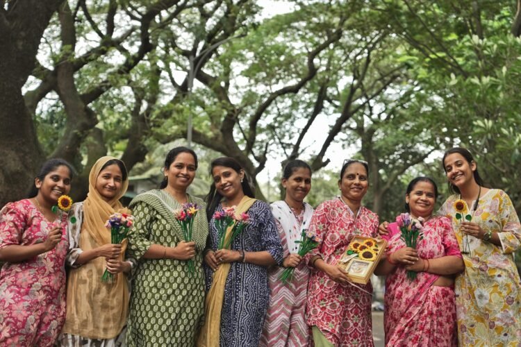 From 10 Women to 30,000: Tata Power's Anokha Dhaaga Transforms Livelihoods 1 Women artisans at Tata Power’s Anokha Dhaaga livelihood initiative.