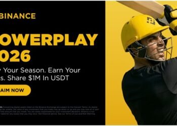 PowerPlay 2026: Binance Invites India to Celebrate the Cricket Season with $1,000,000 in USDT Rewards