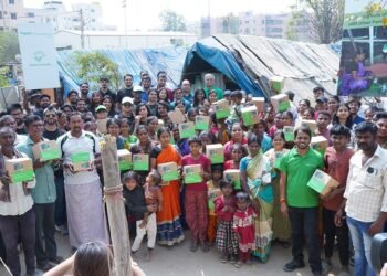 The solar lamp initiative is part of a broader collaboration focused on vocational training and renewable energy skills.