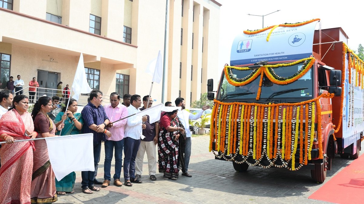 CSR: Jindal Foundation, BMC Deploy Mobile Sanitation Unit in Bhubaneswar